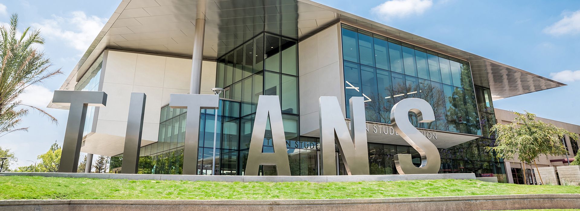 Titan letters in front of the TSU