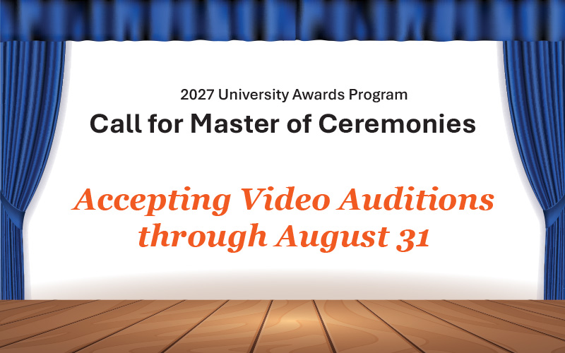 Call for Master of Ceremonies