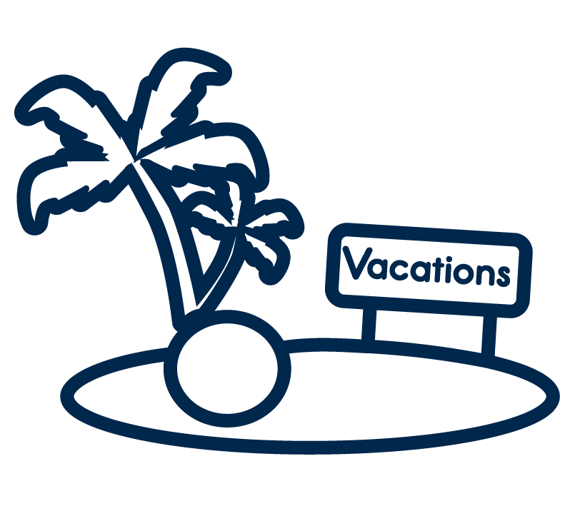 palm trees and a sign that says "retirement"