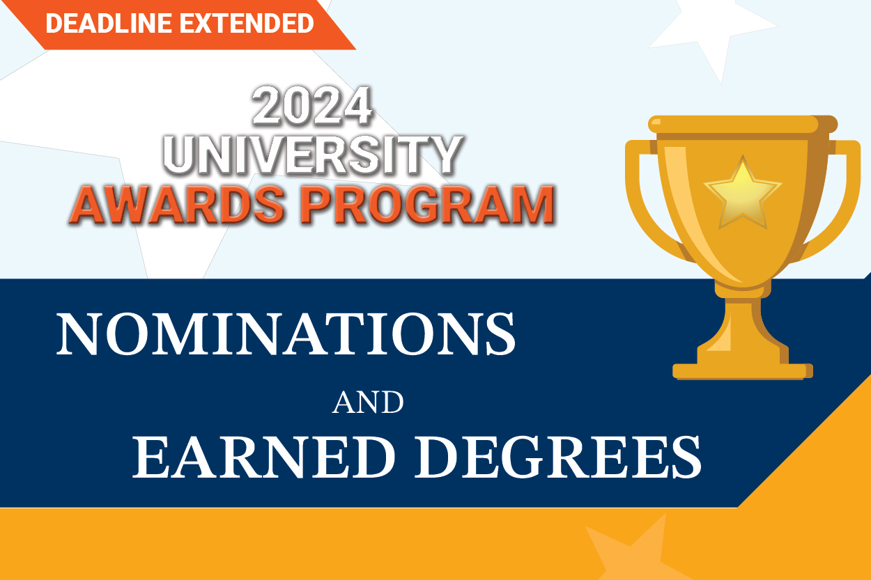 Call for UAP nominations and earned degrees