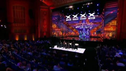 David and Fram perform on America's Got Talent Stage