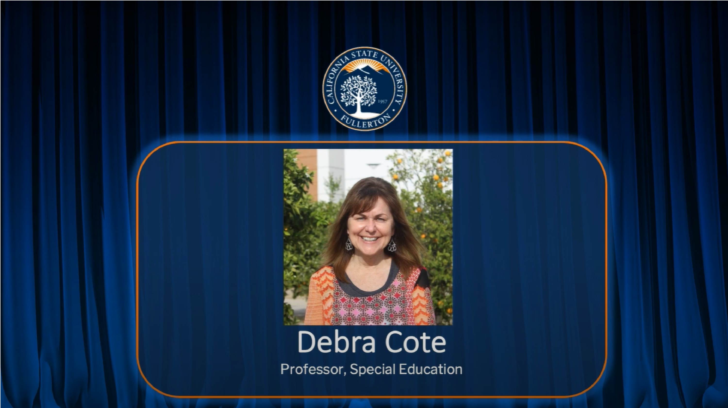Congratulations Debra Cote